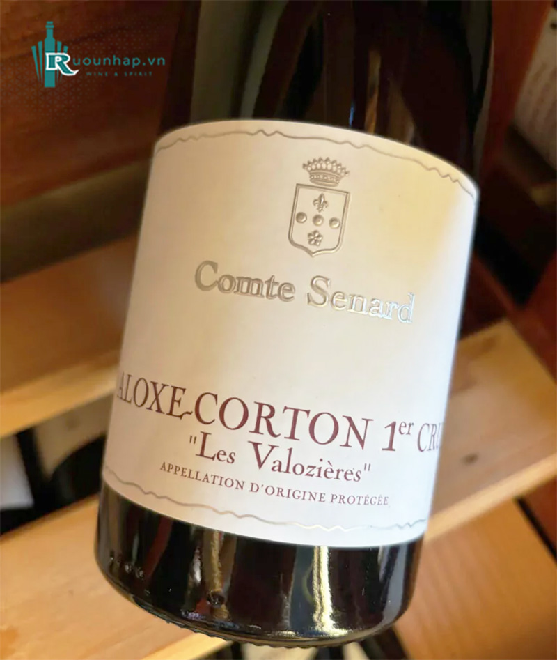 Rượu Vang Comte Senard Aloxe Corton 1er Cru Les Valozieres