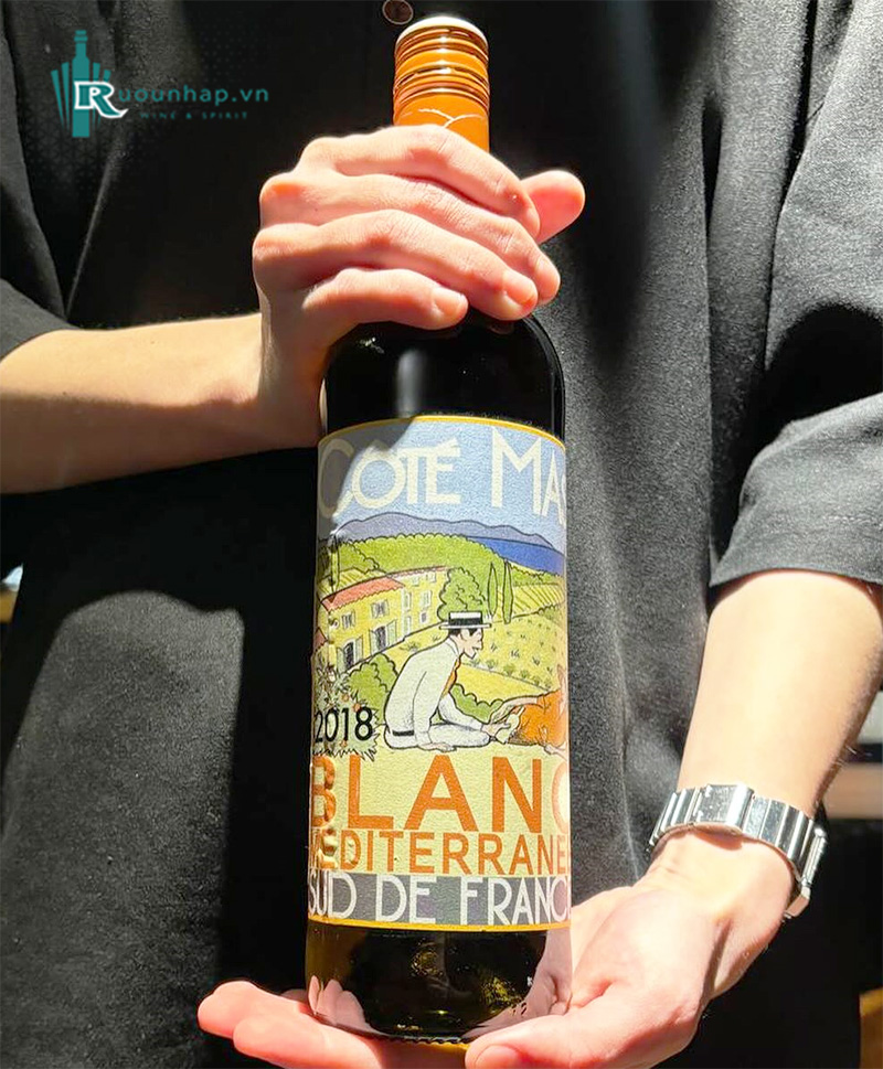 Rượu Vang Cote Mas Blanc Mediterranee