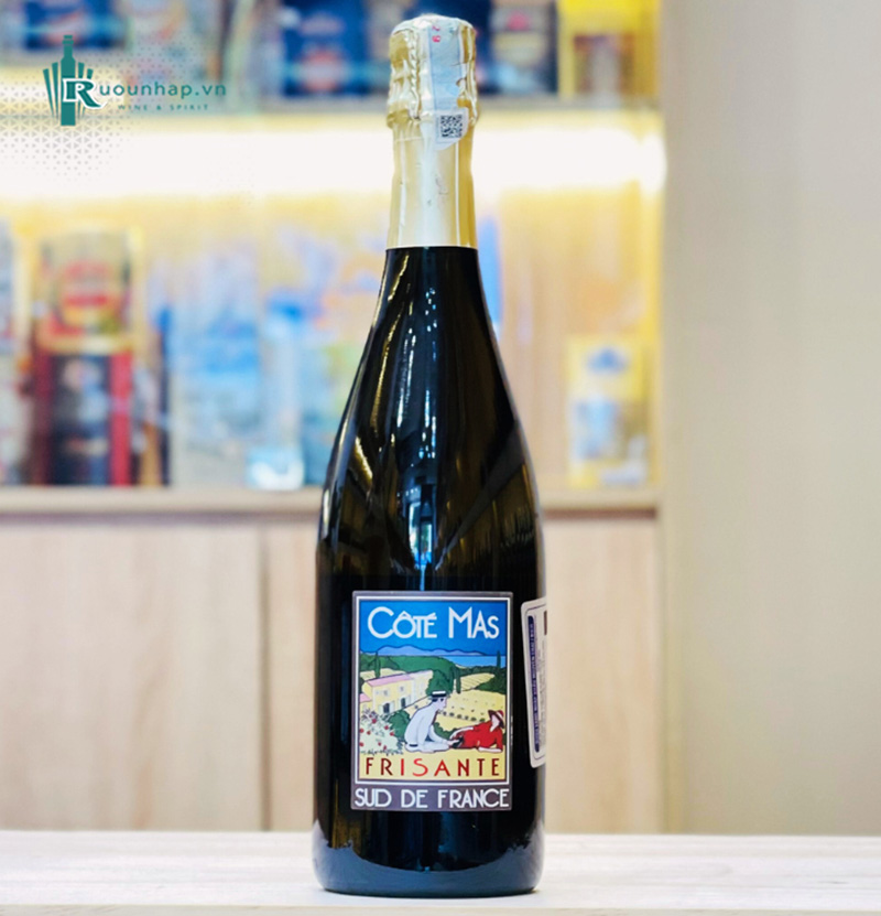 Rượu Vang Cote Mas Frisante Blanc De Blanc Piquepoul Chardonnay