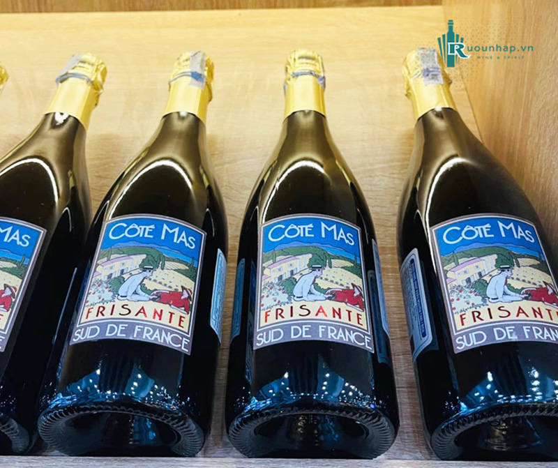 Rượu Vang Cote Mas Frisante Blanc De Blanc Piquepoul Chardonnay