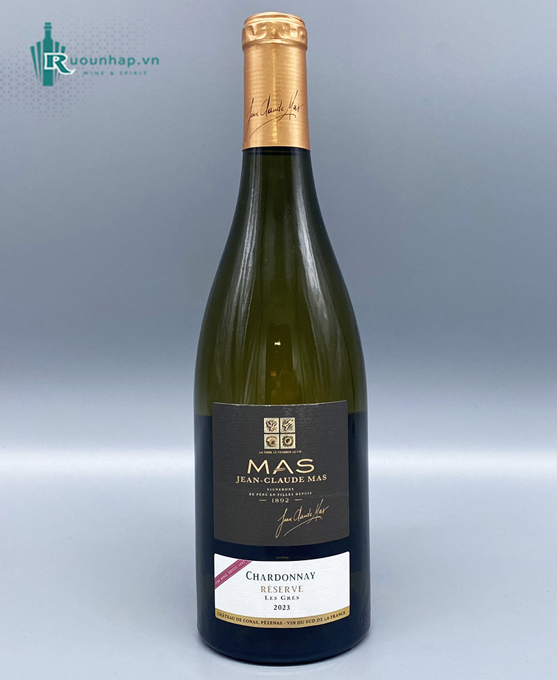 Rượu Vang Jean Claude Mas Chardonnay Reserve Les Gres