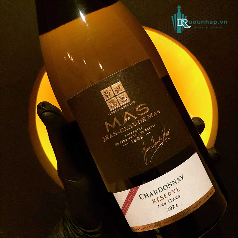 Rượu Vang Jean Claude Mas Chardonnay Reserve Les Gres