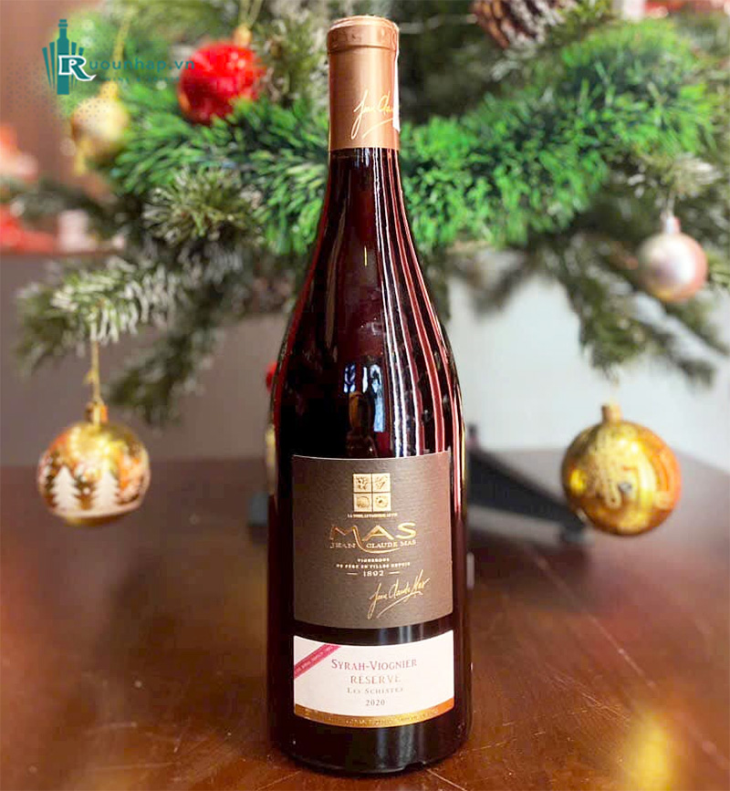 Rượu Vang Jean Claude Mas Syrah Viognier Reserve Les Schistes