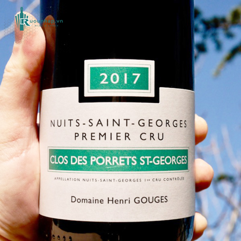 Rượu Vang Nuits Saint Georges 1er Cru Clos des Porrets St Georges