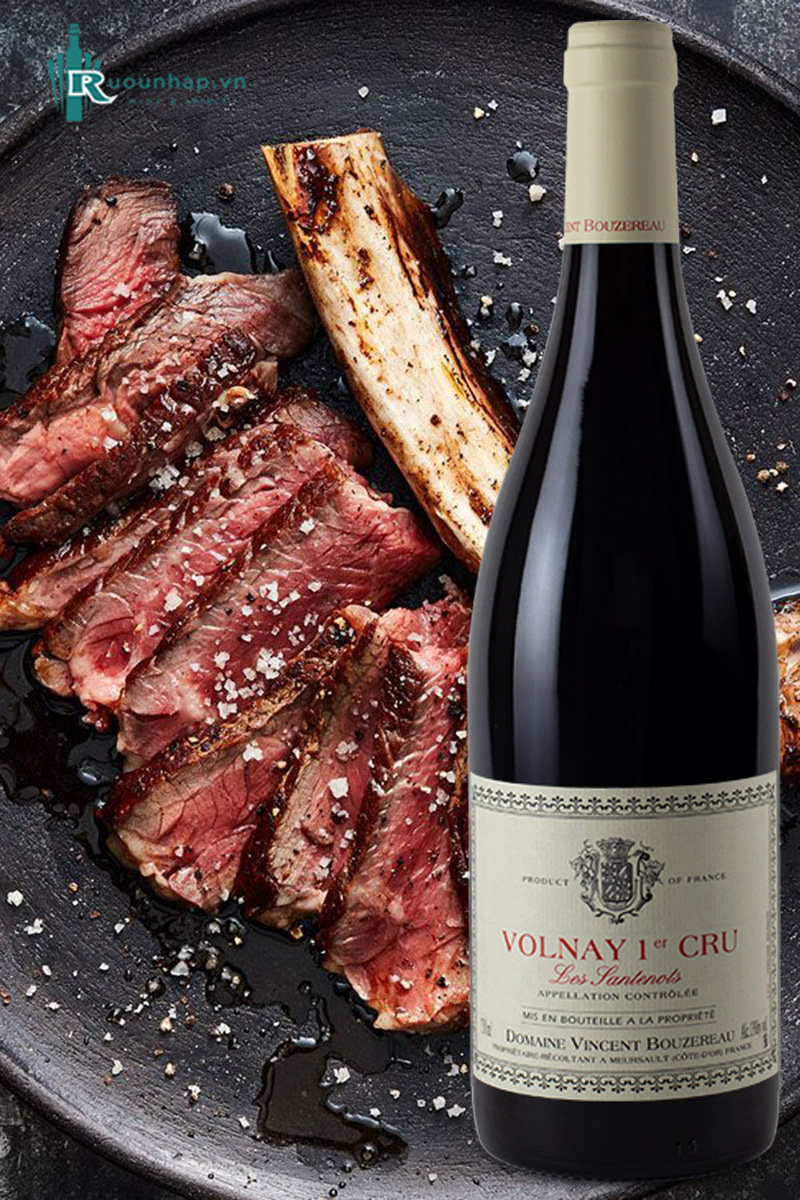Rượu Vang Volnay 1er Cru Les Santenots Domaine Vincent Bouzereau
