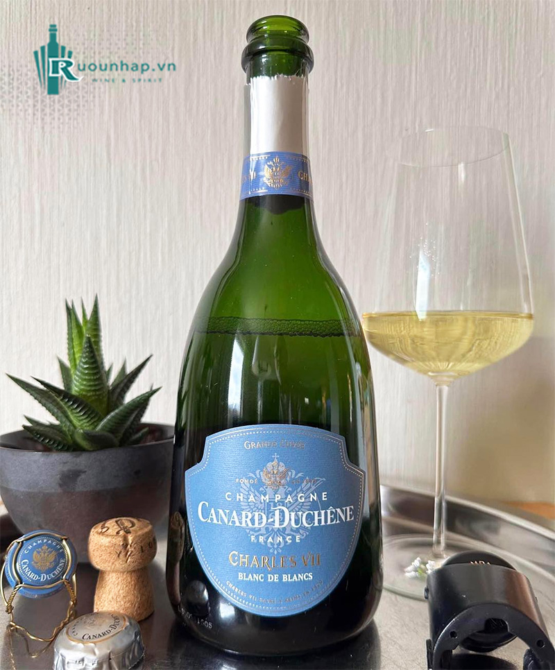 Rượu Champagne Canard Duchene Charles VII Blanc De Blanc