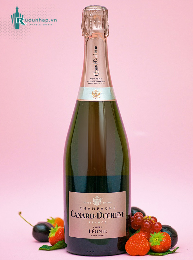 Rượu Champagne Canard Duchene Cuvee Leonie Rose