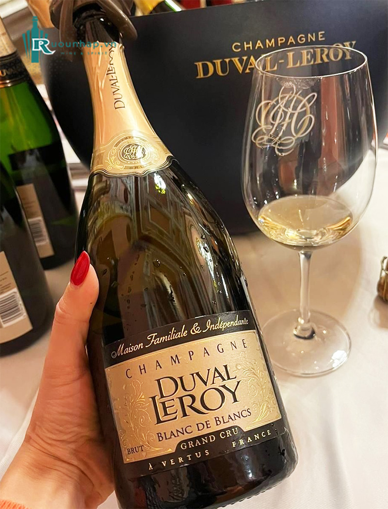 Rượu Vang Champagne Duval Leroy Blanc De Blancs Brut Grand Cru