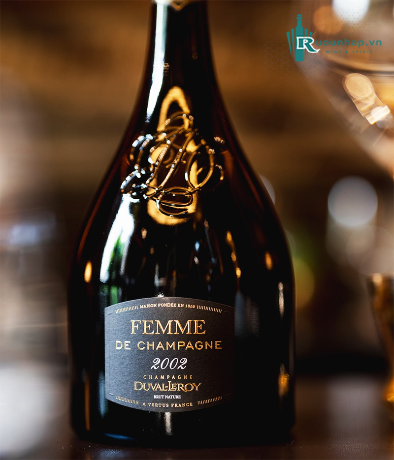Rượu Champagne Duval Leroy Femme Brut Nature 2002