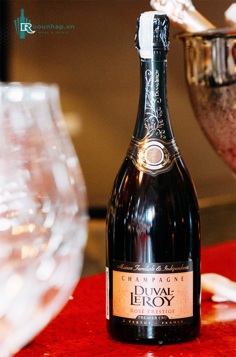 Rượu Vang Champagne Duval Leroy Rose Prestige 1er Cru