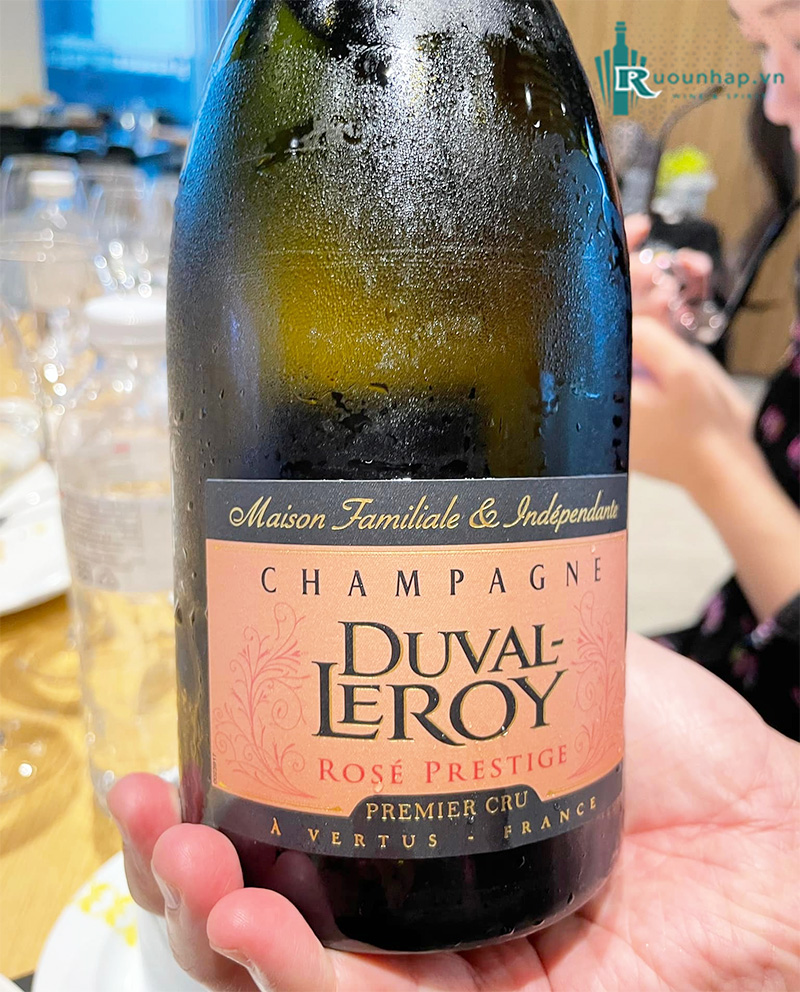 Rượu Vang Champagne Duval Leroy Rose Prestige 1er Cru