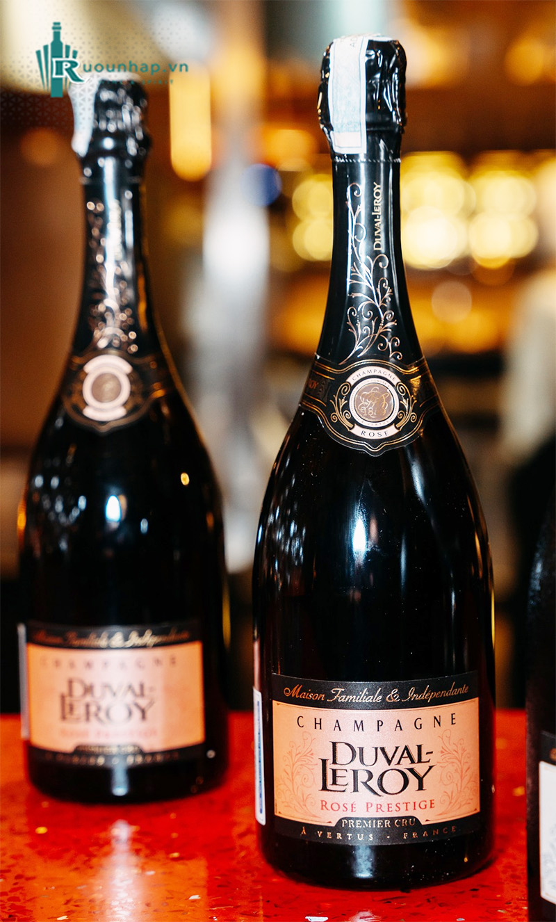 Rượu Vang Champagne Duval Leroy Rose Prestige 1er Cru