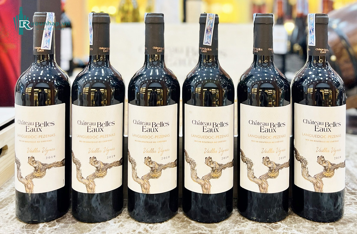 Rượu Vang Chateau Belles Eaux Languedoc Pezenas Vieilles Vignes