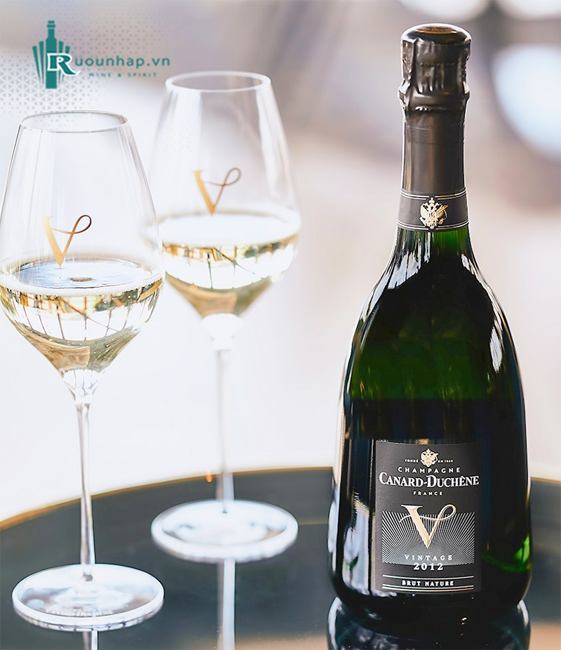 Rượu Champagne Canard Duchene V Brut Nature 2012