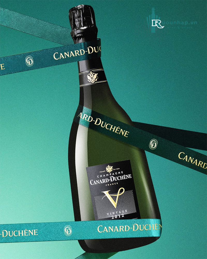 Rượu Champagne Canard Duchene V Brut Nature 2012