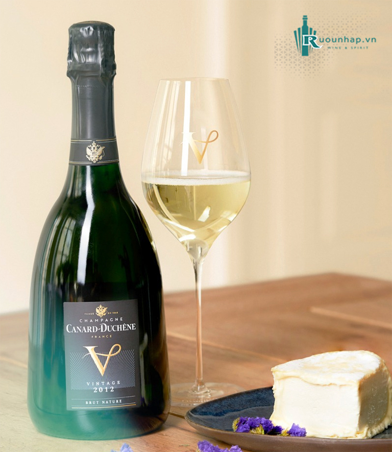 Rượu Champagne Canard Duchene V Brut Nature 2012