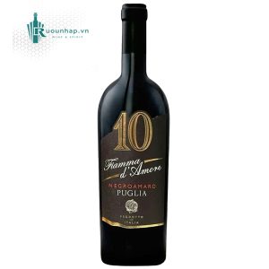 Rượu Vang 10 Fiamma D'Amore Negroamaro