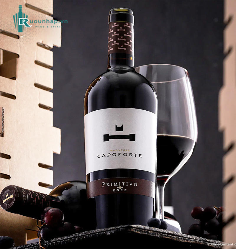 Rượu Vang Capoforte Primitivo
