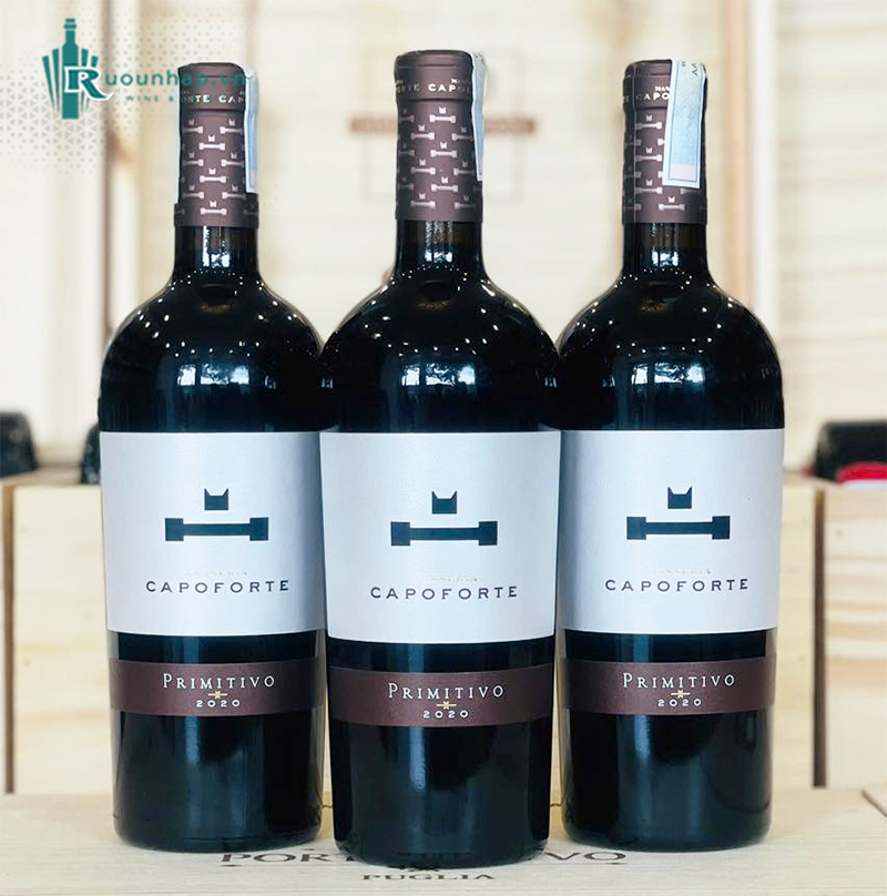 Rượu Vang Capoforte Primitivo