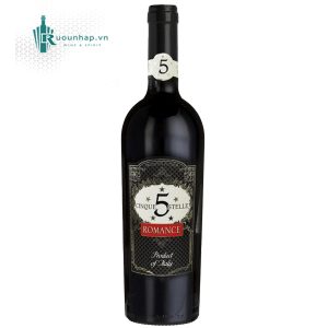 Rượu Vang Cinque Stelle Romance Bevanda Aromatizzata A Base Di Vino