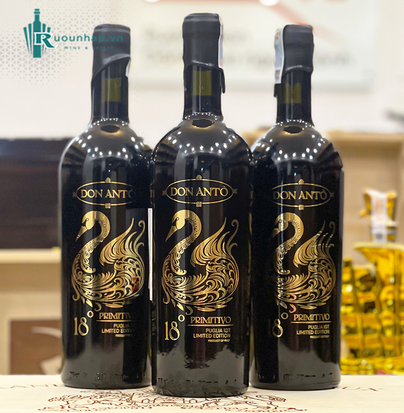 Rượu Vang Don Anto Primitivo Limited Edition 18%