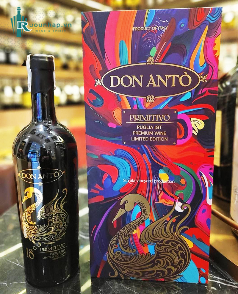 Rượu Vang Don Anto Primitivo Limited Edition 18%