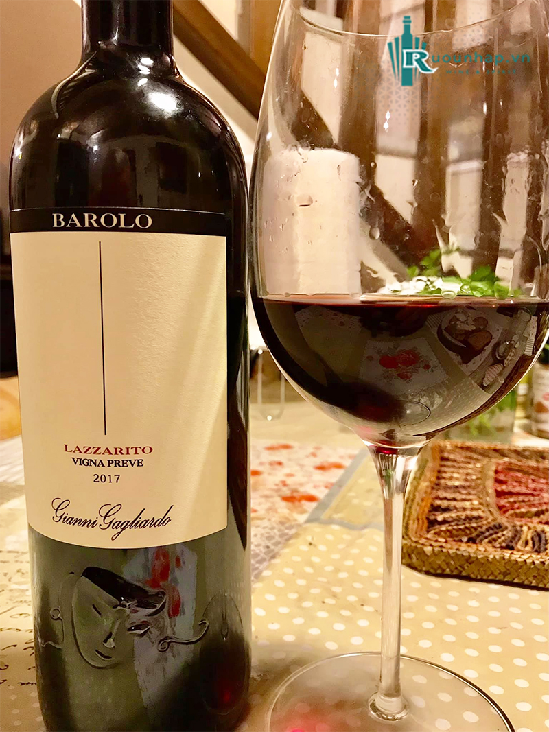 Rượu Vang Gianni Gagliardo Barolo Lazzarito Vigna Preve