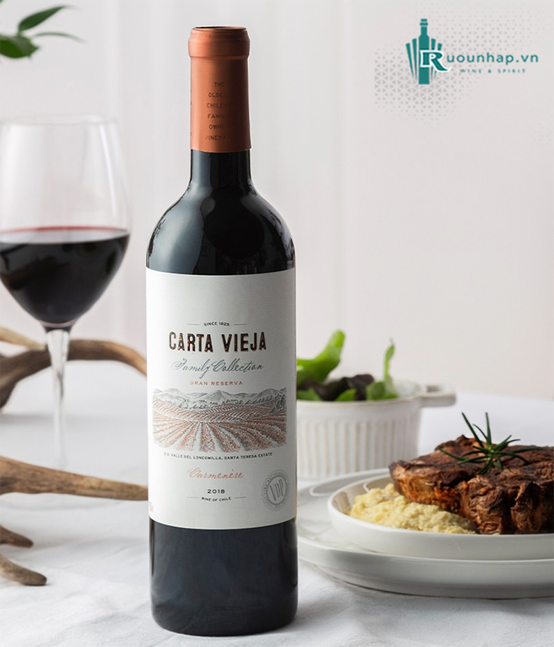 Rượu Vang Carta Vieja Gran Reserva Cabernet Sauvignon