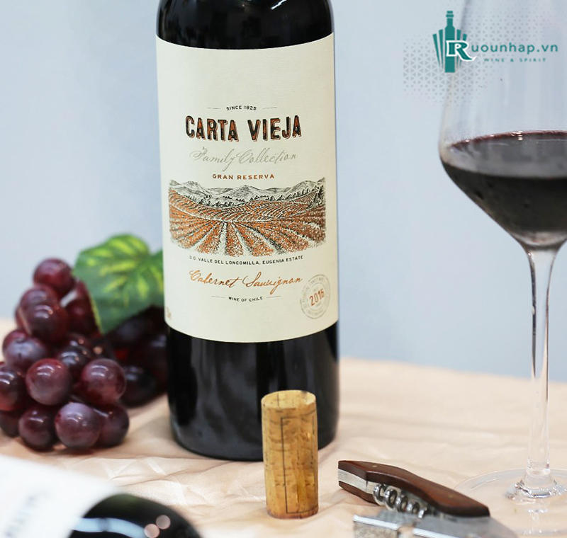 Rượu Vang Carta Vieja Gran Reserva Cabernet Sauvignon