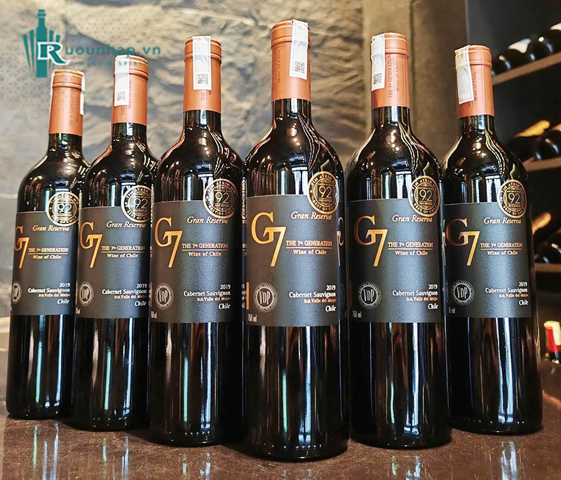Rượu Vang G7 Gran Reserva Cabernet Sauvignon