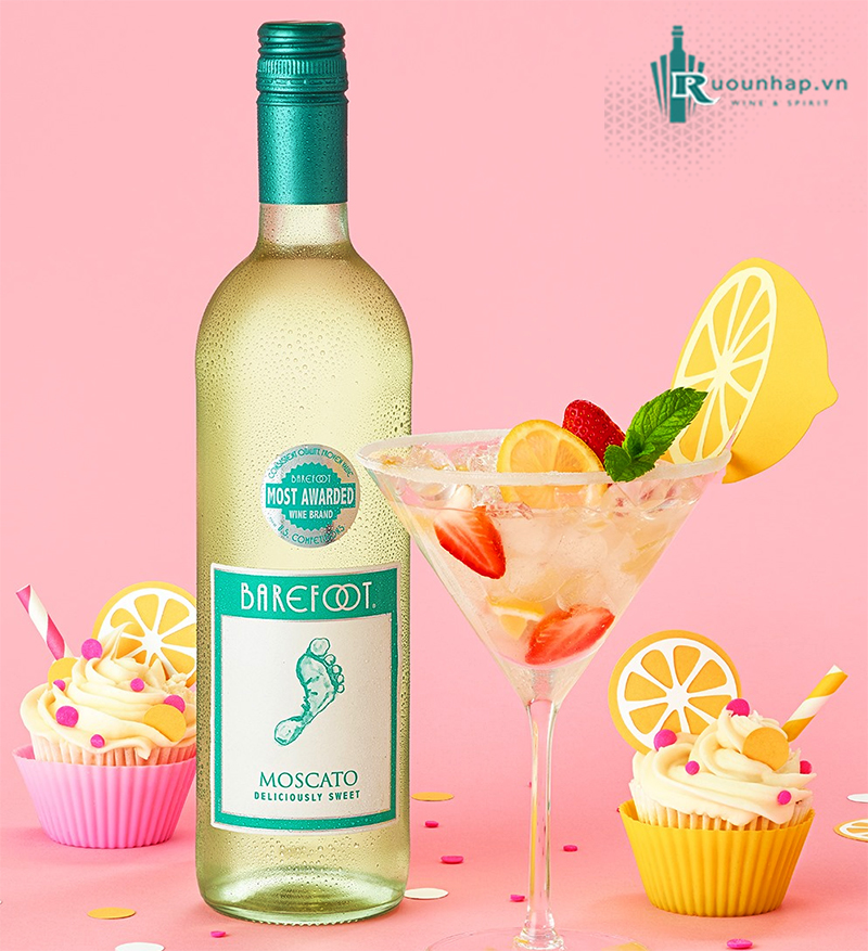Rượu Vang Barefoot Varietal Moscato