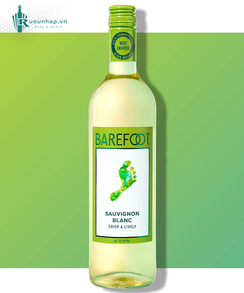 Rượu Vang Barefoot Varietal Sauvignon Blanc