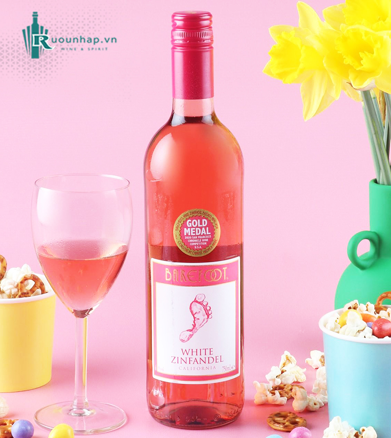 Rượu Vang Barefoot Varietal White Zinfandel