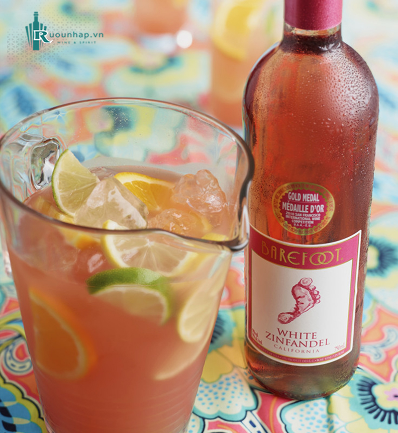 Rượu Vang Barefoot Varietal White Zinfandel
