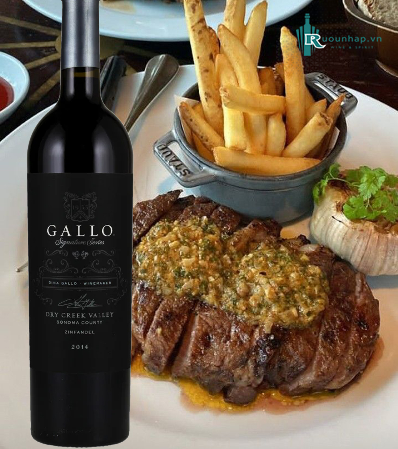 Rượu Vang Gallo Dry Creek Valley Signature Series Zinfandel