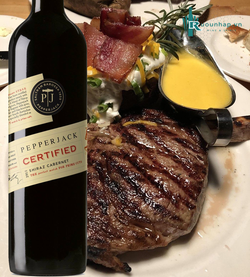 Rượu Vang PepperJack Certified Shiraz Cabernet