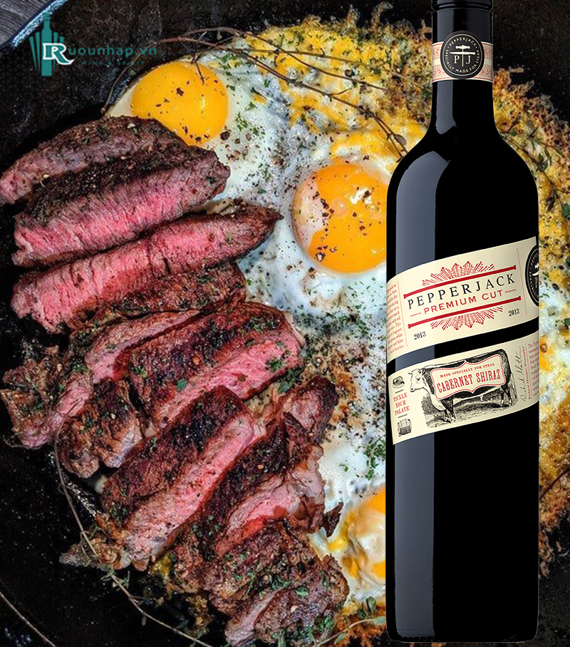 Rượu Vang PepperJack Premium Cut Shiraz Cabernet 6 Rượu Vang PepperJack Premium Cut Shiraz Cabernet