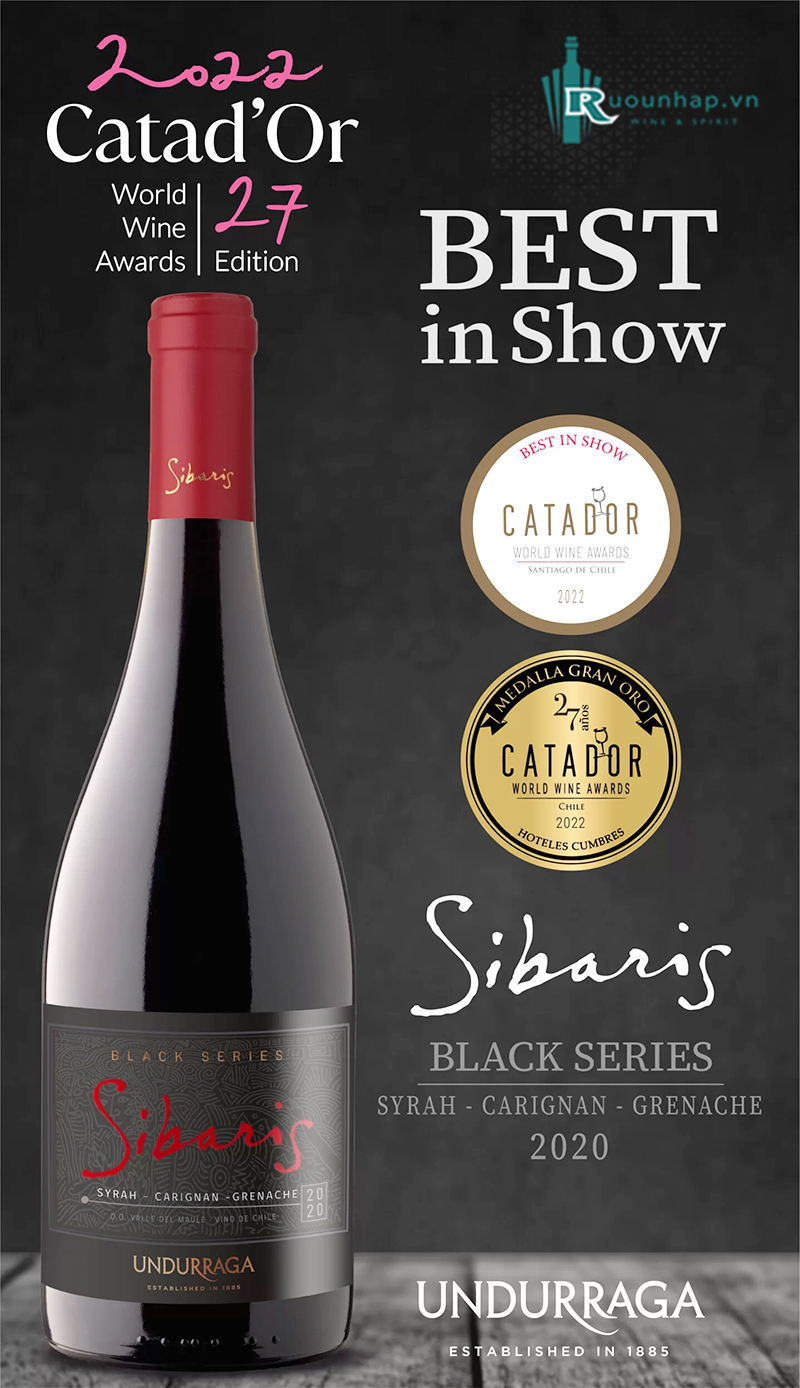 Rượu Vang Sibaris Black Series Syrah Carignan Grenache