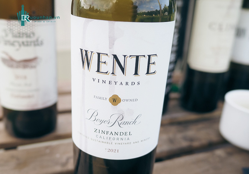 Rượu Vang Wente Vineyards Beyer Ranch Zinfandel