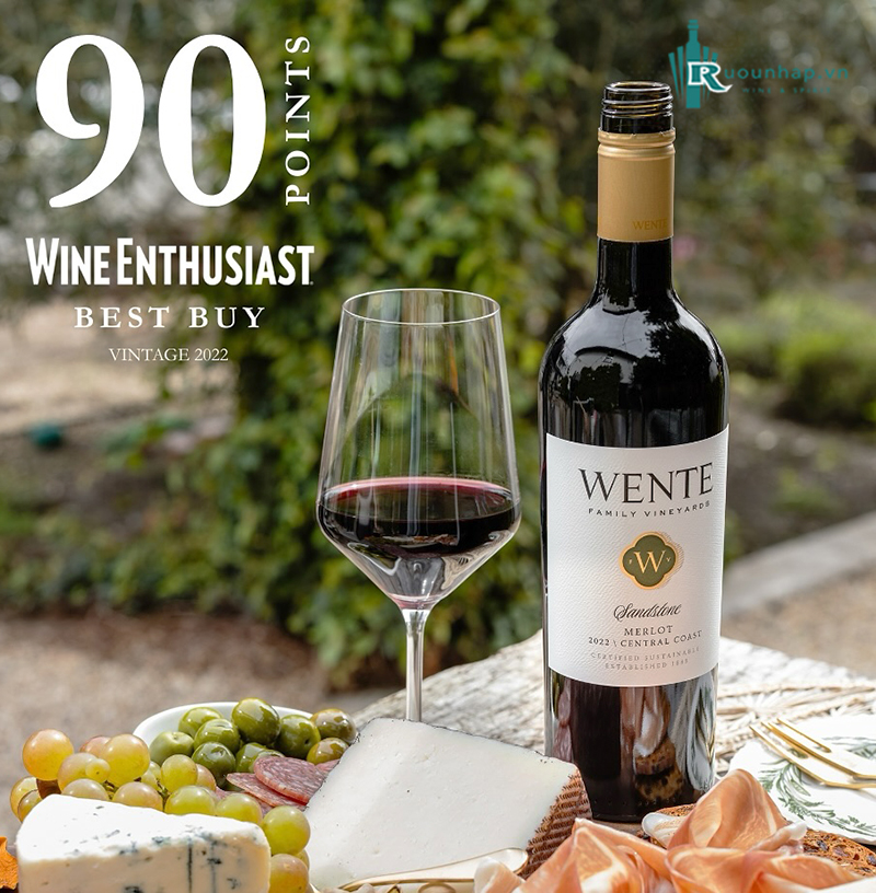 Rượu Vang Wente Vineyards Sandstone Merlot