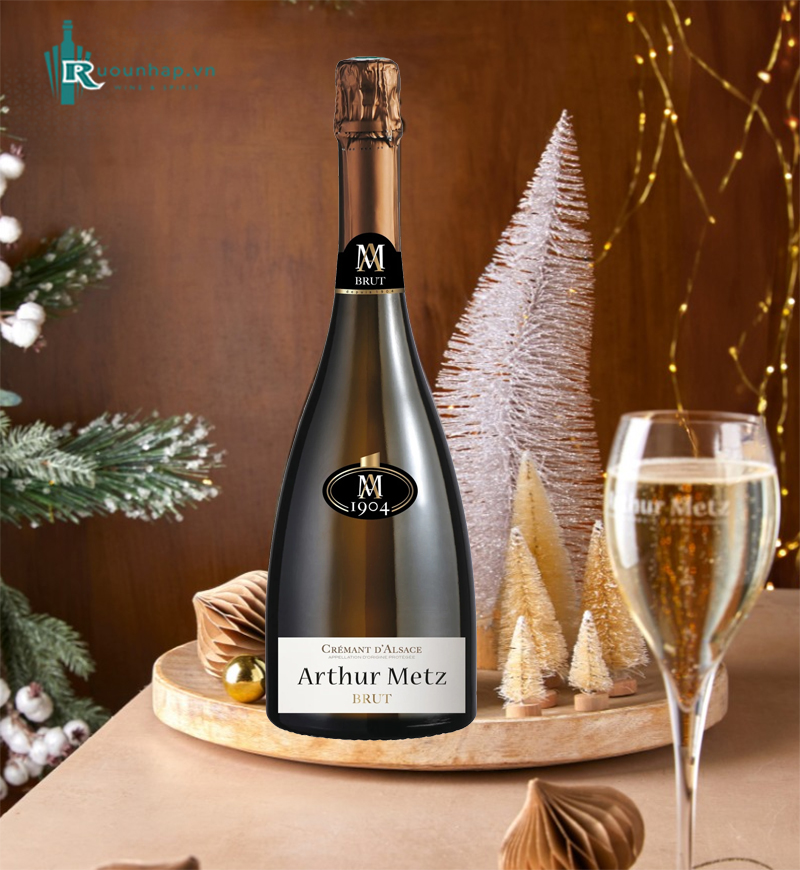 Rượu Vang Arthur Metz Cremant D'Alsace Brut Depuis 1904