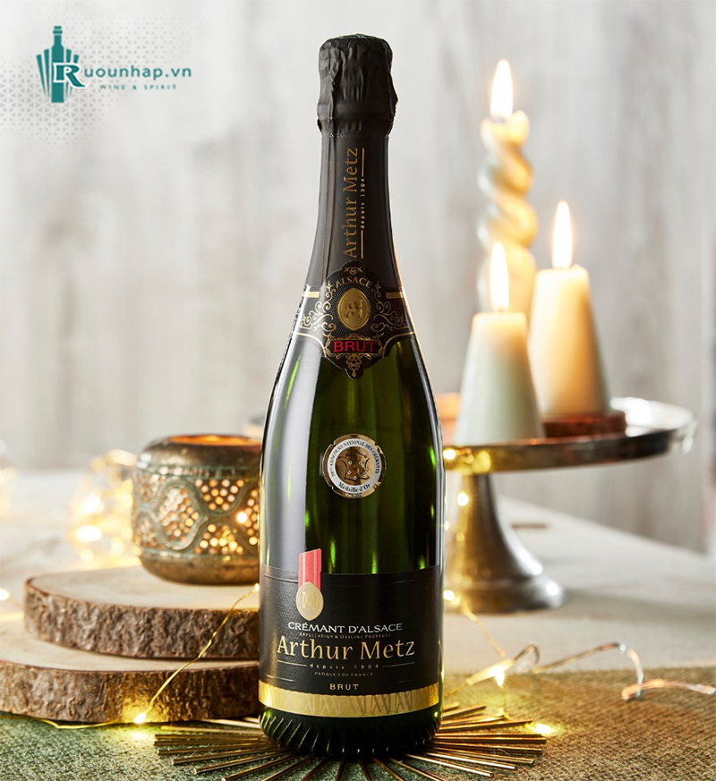 Rượu Vang Arthur Metz Cremant D'Alsace Brut Medaille