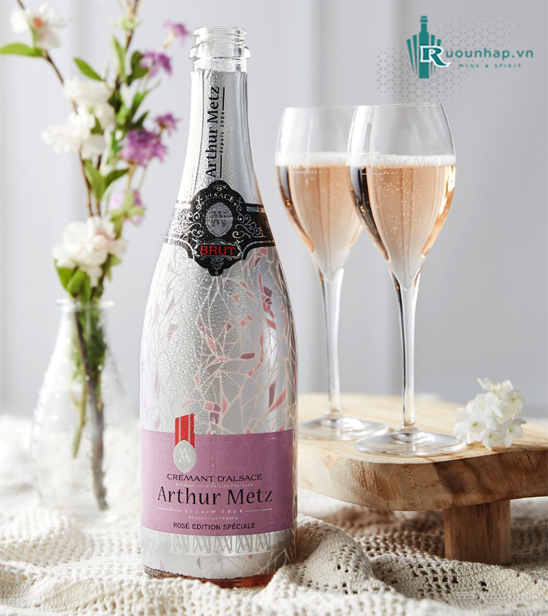 Rượu Vang Arthur Metz Cremant D'Alsace Edition Speciale Rose