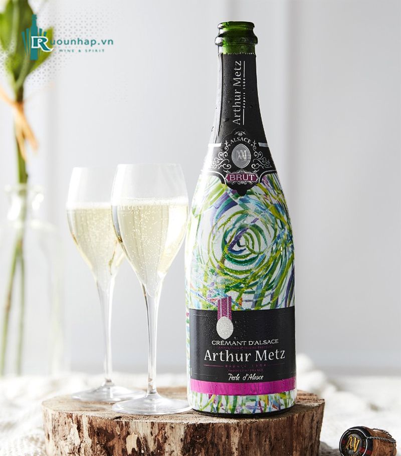 Rượu Vang Arthur Metz Cremant D'Alsace Perle Alsace