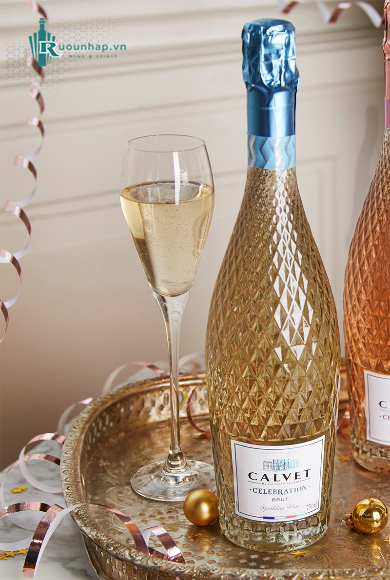 Rượu Vang Calvet Celebration Sparkling Blanc de Blanc