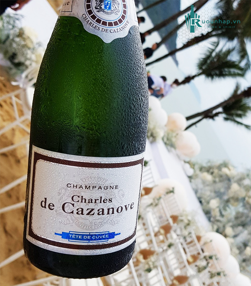 Rượu Vang Champagne Charles de Cazanove Brut Tete de Cuvee