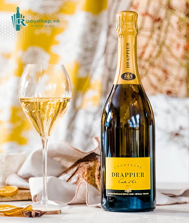 Rượu Champagne Drappier Brut Carte d'Or 5 Rượu Champagne Drappier Brut Carte d'Or