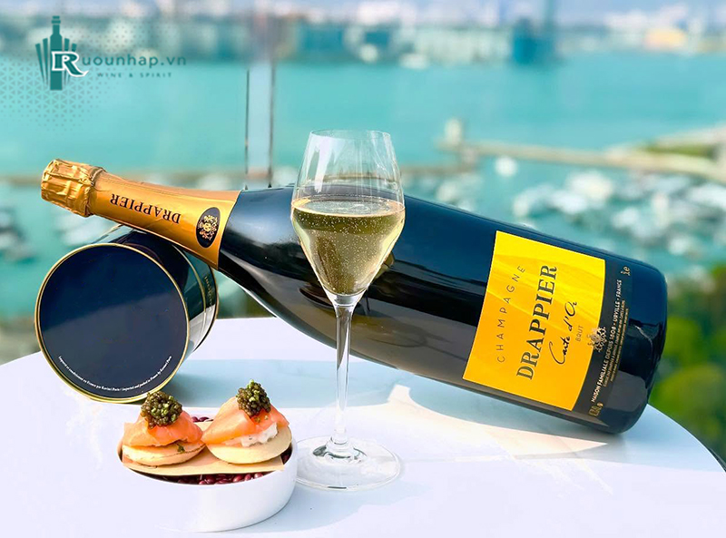Rượu Champagne Drappier Brut Carte d'Or 6 Rượu Champagne Drappier Brut Carte d'Or