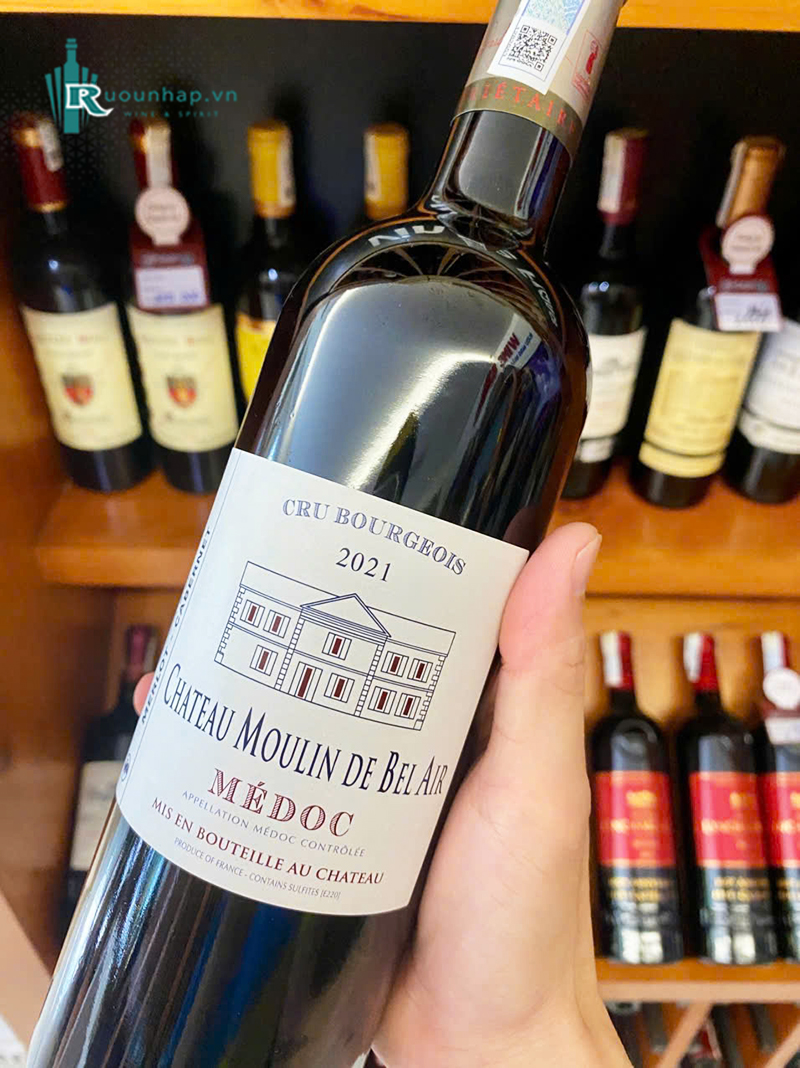 Rượu Vang Chateau Moulin De Bel air Medoc 4 Rượu Vang Chateau Moulin De Bel air Medoc