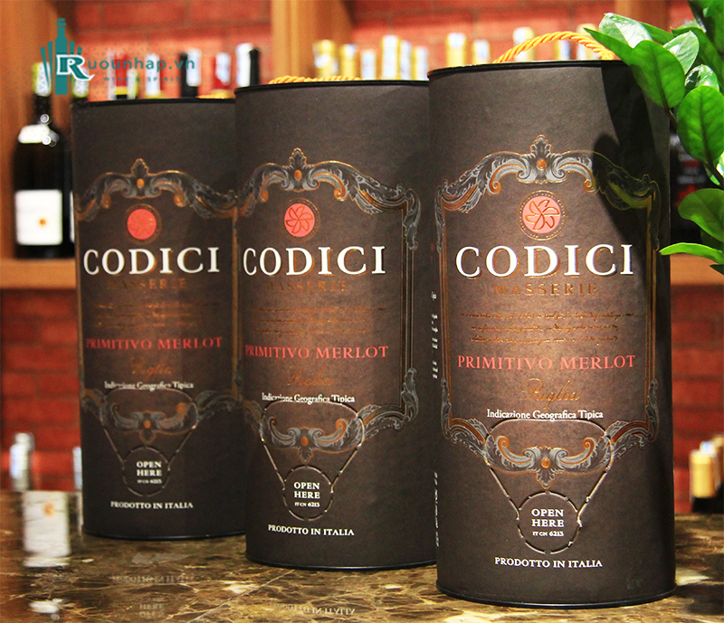 Rượu Vang Bịch Codici 3L 6 Rượu Vang Bịch Codici 3L